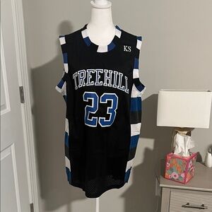 One Tree Hill Scott Black and Blue Sports Jersey